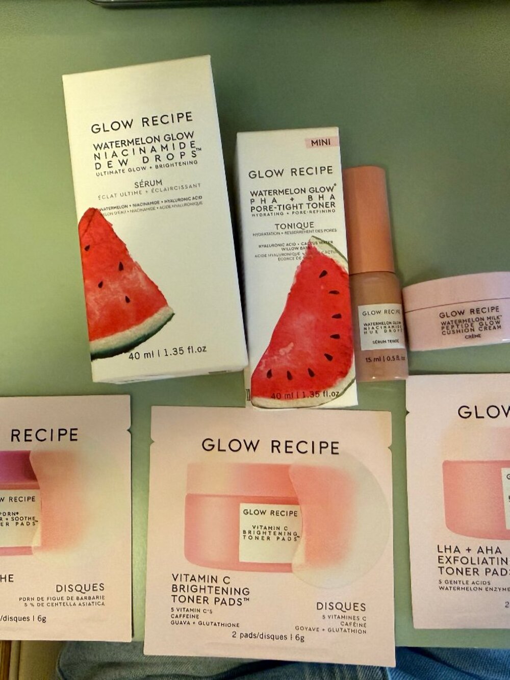 Glow Recipe Watermelon Glow 7-Piece Skincare Bundle - Brand New